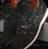 Moda Primavera y Verano 2021 Comercio Exterior Talla Grande Punta Redonda Caña Baja Lentejuelas Zapatos de una Sola Capa para Mujer Estilo Europeo y Americano Deportivo Informal