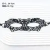 Máscara de Baile de Máscaras de Halloween Sexy Renda Preta Bordada Máscara para Olhos Adereços de Cosplay Acessórios Yiwu