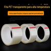 Fita Pet Transparente de Alta Temperatura, Envolvimento Isolante, Resistente a Alta Temperatura, Sem Vestígios, Sem Resíduos de Adesivo, Filme Protetor Resistente ao Desgaste, Fita Dupla Face Pet