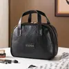 Bolsa de Maquillaje Portátil de Gran Capacidad para Mujeres, Nuevo Organizador Vertical de Moda para Viaje con Compartimentos para Brochas de Maquillaje