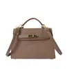 Bolso Kelly nuevo de alta calidad, ligero y lujoso para mujer, bolso de mano y bandolera versátil, elegante, mini y retro, de moda 2026