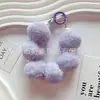 Nueva cadena colgante de pompón colorido de felpa, decoración para funda de teléfono, accesorio de anillo de resorte pintado creativo, decoración para bolso de mujer