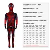 Disfraz de Cosplay Transfronterizo Deadpool Deadpool Halloween Traje Ajustado de Una Pieza Traje de Actuación