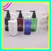 Frasco quadrado com bomba de pressão 200ml frasco transparente com bico de pato frasco marrom para shampoo 200ML frasco com bomba de clipe frasco dispensador com bomba para loção
