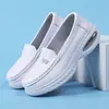 Novos Sapatos de Enfermeira para Todas as Estações para Mulheres, Respiráveis, Não Cansativos, Antiderrapantes, Antiodor, Amortecimento a Ar, Versáteis para Estudantes e Estágios, Sapatos de Trabalho Médicos
