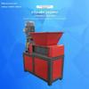 Triturador de metal de eixo duplo equipamento de trituração pequeno sucata de aço sucata de metal sucata de liga de alumínio ferro sucata couro balde de tinta moedor