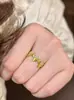Mariposas en Vuelo Anillos de Mariposa Cepillados Brillantes, Apilables, Lujo Ligero, Etéreos, Sensación de Alta Gama, Anillos Versátiles para Mujeres, Estilo Ins