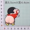 Crayon Shin Desenho Animado Fofo Cola Macia Adesivo Tridimensional Gota de Gel Caixa de Armazenamento Patch Grampo de Cabelo Furo de Copo de Água Acessórios para Sapatos