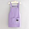Moda Catering Especial Cintura Impermeable A prueba de Aceite Delantal de Dibujos Animados Hogar Cocina Cocina A prueba de Aceite Estampado Ropa de Trabajo para Mujeres
