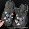Zapatos Croc Flor de Zapato Accesorios DIY Planeta Cósmico Flor de Zapato de Gama Alta Hebilla de Flor Estéreo Desmontable Diversión Decoración Pieza Única