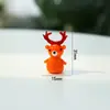 2025 Nuevos Regalos Creativos Navideños para el Hogar Adornos Mini de Escritorio de Dibujos Animados de Muñeco de Nieve y Reno Navideños