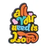 Parche de Letra Inglesa Pegamento Blando Gota Plástico Venta al por Mayor Serie de Frases Inspiradoras Joyería Funda para Teléfono Móvil Accesorios Decorativos Accesorios Cruz