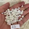 Plástico ABS Base Plana Semicírculo Contas Costuradas à Mão 5--20mm Pérolas de Imitação Acessórios para Roupas Diamante Lateral Metade Pacote de Materiais DIY Acessórios