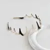 Nuevo Estilo Celebridad de Internet Accesorios para el Cabello Diadema Simple Sólida Estilo Coreano para Mujer con Dientes para Lavar la Cara Diadema de Encaje Combinable Estilo Comercio Exterior