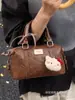 Bolsas de Mão de Alta Qualidade para Mulheres 2025 Novas Bolsas Transversais de Ombro Retrô Outono e Inverno Bolsas Femininas Bolsas Boston da Moda
