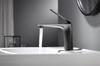 Grifo de Lavabo Monomando de un Agujero Kaiping Youjia Gris Pizarra Grifo de un Mango Cobre Grifo para Lavabo Bajo Encimera 30223