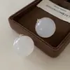 Pendientes de Bola de Gelatina Morada 2025 Nuevo Estilo Caliente Pendientes de Bola de Alta Gama para Mujer Pendientes de Diseño Sencillo de Nicho