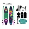 Tabla de Paddle Verde con Gato para Juego Acuático Padre e Hijo, Entretenimiento a Orillas del Lago y Tabla de Surf para Deportes Acuáticos. Soporta Procesamiento ODM