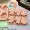 Moldes de Dibujos Animados de Ponis Unicornio de Diferentes Formas Molde para Jabón Decoración de Pastel Mousse de Chocolate DIY
