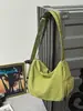 Estilo Novo de Outono Nicho Cor Sólida Estilo Preguiçoso Bolsa de Bolinho Feminina Multiuso Leve para o Dia a Dia Versátil Bolsa Transversal