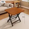 Mesa Plegable, Mesa de Comedor para Uso en Casa, Mesa para Apartamento Pequeño, Mesa Redonda Sencilla, Mesa Portátil para Exteriores de Casa de Alquiler, Mesa Cuadrada para Comer