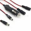 Cable DC para encendedor de cigarrillos de coche enchufe para refrigerador de coche interruptor USB303 55-21usb refrigerador de coche enchufe de coche