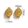 Acero inoxidable chapado en oro de 18k pequeño colgante de joyería proceso de galvanoplastia hecho a mano DIY pulsera collar colgante de joyería venta al por mayor