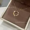 Aretes de Cruz Chaumet Panal Rombos Beemylove Diamante Espaciado V Aros Dorados Cnc Sin Desvanecimiento
