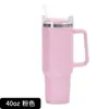Novo Copo Ice King de 40oz de Fabricantes Transfronteiriços, Transfronteiriço com Alça, Copo Térmico de Aço Inoxidável 304 com Canudo, Copo para Carro