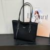 Bolsa Retrô de Grande Capacidade Transfronteiriça para Mulheres 2025 Nova Moda Bolsa Tote de Celebridade da Internet Versátil Casual Bolsa de Ombro ou Axila