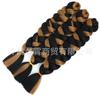 Fábrica de Xuchang trenza de color de seda ignífuga a baja temperatura 165g 82 pulgadas trenza sucia de Carnikalon lote mixto