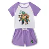 Conjunto de Verano para Niños 2026 Estilo Nuevo Ropa para Niños Bebé Pantalones Cortos de Verano Camiseta de Manga Corta Pantalones Cortos Casual Deportivo Conjunto de Dos Piezas Moderno