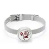 Pulsera de Aromaterapia Pulsera Hebilla para Aceite Esencial Hebilla de Acero de Titanio Reloj Ajustable con Pulsera Árbol de la Vida Fábrica Outlet