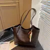 Bolso Retro para Mujer, Gran Capacidad, Nuevo Estilo 2026, Versátil, Bolso de Hombro Simple, Casual, Moderno, Bolso Tote para Ropa de Trabajo