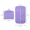 Bolsa a Prueba de Polvo para Guardar Ropa en Stock Bolsa de Mano para Empaquetar Trajes Cubierta Antipolvo Bolsa Cubre Traje Tela No Tejida Bolsa Plegable para Trajes