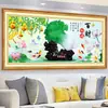 Pintura Decorativa para Sala de Estar Pintura de Parede de Fundo para Sofá Escritório Cavalo para o Sucesso Pintura de Oito Cavalos Adesivo de Parede Pintura de Parede Autoadesiva