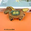 Colgante Original de Pony del Zodiaco Muñeco de Peluche de Dibujos Animados Muñeco de Bendición de Pony Colgante Decorativo para Bolso Llavero