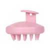 Escova Redonda de Silicone para Shampoo, Ferramenta de Massagem para Shampoo, Limpeza Profunda Sem Machucar o Couro Cabeludo, Escova de Shampoo Macia