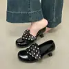 Zapatos de tacón alto con plataforma para mujer, estilo retro francés a la moda, nuevos para 2026, estilo primavera y otoño, para mujeres menudas, para combinar con vestidos, zapatos Mary Jane de moda