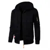 Nueva Sudadera con Capucha de Punto Jacquard Casual Deportiva para Hombre
