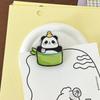 Copyright Pinza de sellado Panda Corazón de niña Clip de PP Chica Ins Estudiante Clip de cola larga Clip para notas pequeñas Dibujo animado lindo
