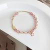 Dulce Pulsera de Cristal de Fresa Japonesa Mejor Amiga Hermana Estrella Palomitas de Maíz Pulsera de Cristal para Estudiantes Coreano Simple Mori