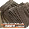 Pantalones Exclusivos de Doble Cara de Forro Polar Transfronterizos para Hombre, Ropa Exterior, Joggers con Puños, Felpa Adicional, Engrosados, Estilo Nuevo de Forro Polar, Calidez Invernal
