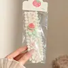 Parche de flequillo de dibujos animados para mujer, parche mágico para el cabello para la frente y la nuca, parche mágico tejido, parche de cabello dulce y a la moda