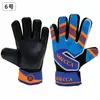 Guantes de portero de fútbol profesionales para adultos y niños, látex con protección para los dedos, guantes de entrenamiento, guantes antideslizantes y resistentes al desgaste