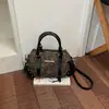 Bolso de Mano Retro de Moda para Mujer Shuai Mi Jia Bolso Boston 2026 Nuevo de Nicho Vintage Moderno Bolso Cruzado