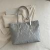 Bolsa Tote Simples Nova Moda Bolsa de Ombro Feminina Casual Bolsa All-match Bolsa Feminina de Couro Macio Bolsa Feminina Bolsa de Escritório