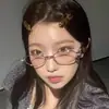 Série de Joias Iguais da Jennie Armações de Óculos com Diamantes, Estilo Puro Desejo, Armações Pequenas Ovais com Lentes Planas, Óculos de Grau