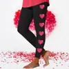 Exclusivo Transfronterizo Estampado Digital 3D Patrón de Corazón Estilo Europeo y Americano Pantalones de Mujer Verano Delgados Cortos para Mujer Personalizables con Imágenes