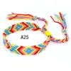 Popular en Europa y América: Pulseras Tejidas Arcoíris Hechas a Mano en Estilo Étnico Nepalí, Venta al por Mayor de Joyería